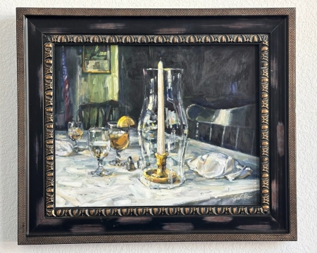 White Horse Tavern Table by artist Sue Sakahara